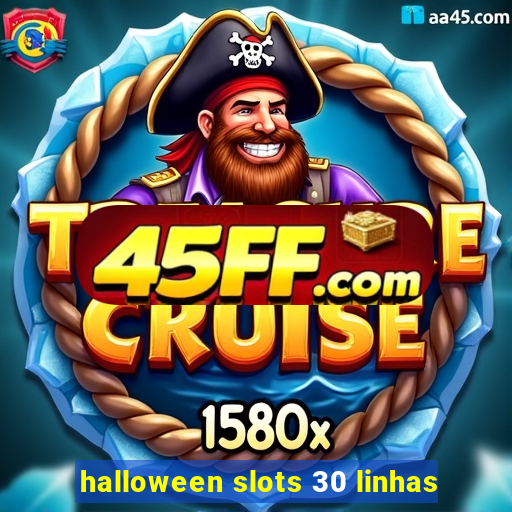 halloween slots 30 linhas